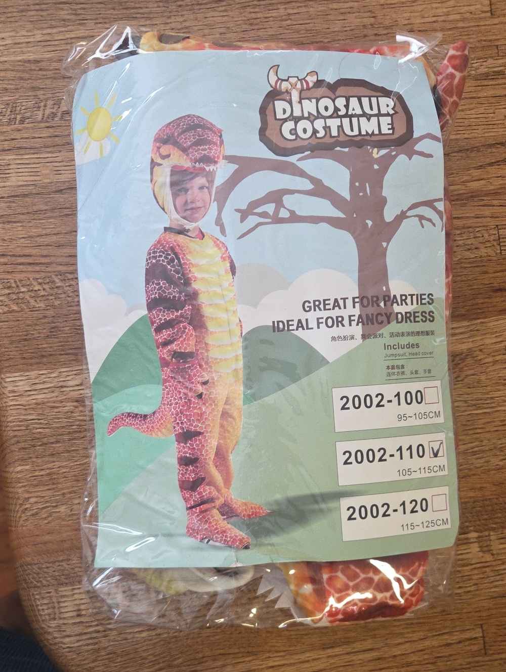 - Orange Kids Costume